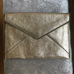 Rebekah Minkoff Clutch - Gold Sparkle like new